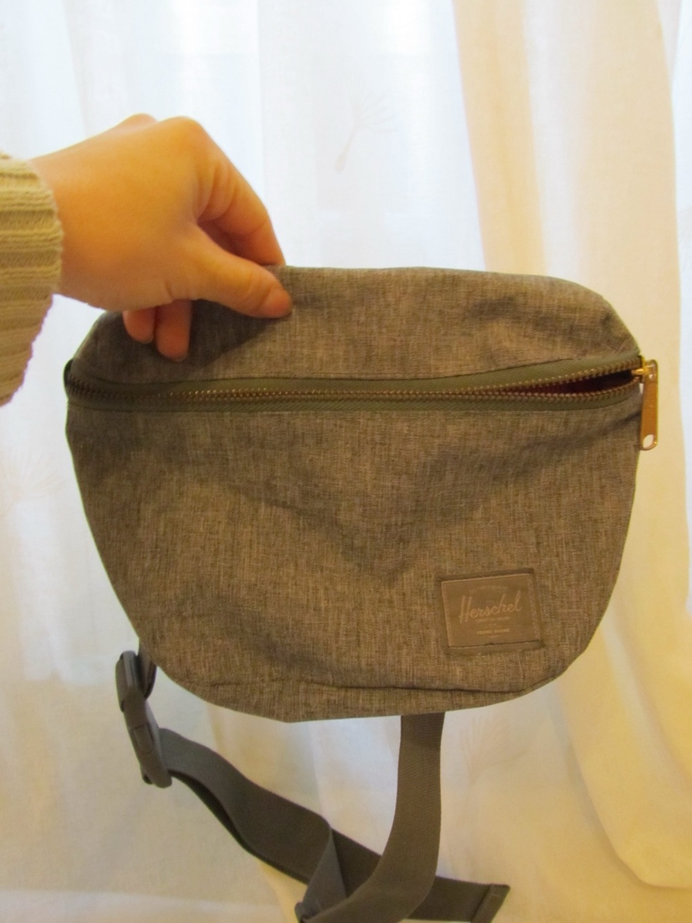 Herschel Grey Waist Pack -Waist Pack Hip Belt Bag